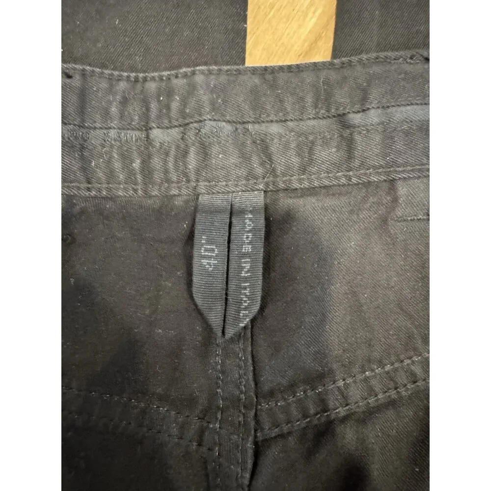Ermenegildo Zegna Men's Black Stretch Straight Leg Jeans US 40 IT 56 NEW
